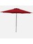 270 cm Bahçe Şemsiyesi Makaralı Bahçe Şemsiyesi Balkon Teras Şemsiyesi Kırmızı 1