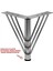 Üçgen Model Krom Metal Mobilya, Dolap, Koltuk, Kanepe, Tv Ünitesi Ayakları 15 cm Metal (4 Adet) 2