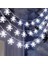 Noel Kar Tanesi Dize Işıkları, 20 Ft 40 LED Pille Çalışan Su Geçirmez Kar Tanesi Peri Işıkları Yatak Odası Için Kapalı Açık Ev Bahçe Partisi Noel Dekoru Noel Ağacı Dekorasyonu (Yurt Dışından) 1