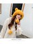 Bayanlar Sonbahar ve Kış Sevimli Mickey Kürk Topu Kazak Kap Sıcak Artı Polar Earmuffs Örme Şapka (Yurt Dışından) 2