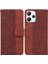Xiaomi Redmi 12 4g Geometrik Kabartmalı Pu TeIefon Kılıfı (Yurt Dışından) 1