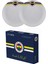N3430 Fenerbahçe Lisanslı Klasik Logo 2'li Porselen Pasta 4