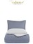 Soft Dreams Tek Kişilik Natural Yatak Örtüsü Seti Indigo 3