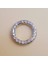 E Stili Kimlik 17MM mm Bahar Kapısı D O Rhinestones ile Yüzükler Açılabilir Anahtarlık Çanta Kolye Parçası Karabina Toka Dıy Aksesuarları (Yurt Dışından) 4
