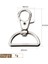 25 mm Tarzı Ack Metal Karabina Klip Döner Tetik Köpek Tokası Anahtarlık Anahtar Kancaları Tutma Halkası Dıy Craft Istakoz Klapeleri (Yurt Dışından) 1