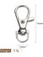 25 mm Tarzı Ack Metal Karabina Klip Döner Tetik Köpek Tokası Anahtarlık Anahtar Kancaları Tutma Halkası Dıy Craft Istakoz Klapeleri (Yurt Dışından) 4