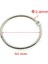 Iç Çap 50MM Stili 5 Adet Gevşek Yaprak Kitap Bağlayıcı Menteşe Yapış O Ring Kilitleme Anahtarlık Metal El Sanatları Parçaları (Yurt Dışından) 1