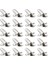 20X Bebek Metal Askı Emzik Tutucu Kukla Klipler Kanca Dikiş El Sanatları 28MM (Yurt Dışından) 2