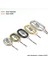 Gümüş Tarzı Kimlik 20MM 1 Adet Metal Oval Halka Toka Döngüler Dokuma Deri El Sanatları Çanta Askısı Kemer Tokası Konfeksiyon Dıy Aksesuar mm (Yurt Dışından) 3