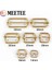 Pirinç Tarzı 25 mm 5 Adet Metal Slaytlar Tri-Glides Makaralı Tokalar Çanta Askısı Kaydırıcı Ayar Kemer Tokası Çanta Dıy Konfeksiyon Aksesuarları (Yurt Dışından) 4