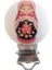 Rus Bebek Tarzı Bebek Emzik Klipleri Desen Ahşap Metal Tutucular Karikatür Sevimli Bebek Emzik Klipsler Aksesuarları 4.4x2.9cm 5 Adet (Yurt Dışından) 1