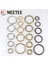 Pirinç Tarzı 38MM-20 Adet Meetee Metal O Şekli Halka Toka Daire Bağlantı Kancası Dıy Çanta Askı Kemer Köpek Yaka Parçaları Aksesuar (Yurt Dışından) 2