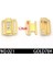 NO021 GOLD704 12MM Stili 2 Parça 2pcslot Gümüş Altın Dikdörtgen Bant Kapatma Kancası ve Toka Taklidi Sutyen Tokası Bel Uzatıcılar Giysi Üzerinde Dikiş Sutyen Klip Kanca (Yurt Dışından) 1