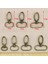 Gümüş Tarzı 38MM Lot Gümüş Bronz Metal Bagaj Çantası Köpek Tokası Yaylı Kanca Çanta Askısı Istakoz Toka Dıy Dikiş El Yapımı Anahtarlık Düğmeleri (Yurt Dışından) 1