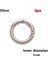 1cm Gümüş 2 Adet Tarzı Halka Tokalar Çanta Kemer Tokaları El Çantaları Klipsler Dış Mekan Karabina Geçmeli Şişe Kancaları Kamp Yürüyüşü Alaşım Kancalar Aksesuarlar (Yurt Dışından) 1