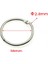 Iç Çap 38MM Stili 20 Adet Gevşek Yaprak Kitap Bağlayıcı Menteşe Yapış O Ring Kilitleme Anahtarlık Metal El Sanatları Parçaları (Yurt Dışından) 1