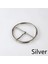 Gümüş Tarzı 30 mm 4 Adet Meetee mm Yuvarlak Metal Kemer Tokası Ayarlamak Pin Tokaları Dıy Kadın Ceket Dikiş Düğmeleri Çanta Giyim Dekor Aksesuarları (Yurt Dışından) 1