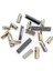Gümüş Tarzı 10 mm mm Metal Kayış Kuyruk Klipsi Toka Jartiyer Kemer Kuyruk Klipsi Cüzdan Deri Stoper Toka Kordon Sonu Dıy Aksesuar (Yurt Dışından) 2