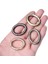 Bronz Tarzı 2.5cm 2 Adet Çinko Alaşımlı Kaplama Kapı Yaylı Oval Halka Tokalar Klipler Karabina Çantalar Çanta Oval Itme Tetik Yaylı Kancalar Karabinalar (Yurt Dışından) 2
