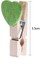 Yeşil Stil 3.5*0.7 cm Mini Kalp Aşk Ahşap Klipler Dty Craft Malzemeleri Fotoğraf Kağıdı Için Ahşap Klipler Peg Kartpostal Klipleri Düğün Dekor (Yurt Dışından) 4