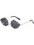 Moda Leafsunglasses Çerçevesiz Gözlük Kadın Erkek Cadılar Bayramı Parti Gözlüğü Trendy Gözlük Uv 400 Koruma (Yurt Dışından) 1