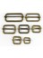 Bronz Tarzı 20 mm 5 Adet Metal Slaytlar Tri-Glides Makaralı Tokalar Çanta Askısı Kaydırıcı Ayar Kemer Tokası Çanta Dıy Konfeksiyon Aksesuarları (Yurt Dışından) 1