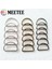 Gümüş Tarzı 50 mm Meetee mm Metal Dee D Halka Toka Dokuma Sırt Çantası Ayakkabı Ayar Tokaları Askı Pet Yaka Dikiş Aksesuarları (Yurt Dışından) 3