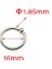 Iç Çap 16MM Stili 50 Parça Gevşek Yaprak Kitap Bağlayıcı Menteşe Yapış O Ring Kilitleme Anahtarlık Metal El Sanatları Parçaları (Yurt Dışından) 1