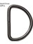 Siyah Stil 25 mm Et Çok Amaçlı Yarım Daire Çinko Alaşımlı D-Şekilli Yüzükler Metal Toka Klipsleri Köpek Tasmaları Bagaj Bağlama Tokası Dıy Aksesuar (Yurt Dışından) 1