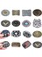 Çok Renkli Stil Kartal Metal Serin Kemer Tokaları Adam Unisex Batı Moda Toka Cowboys Cowgirls Paracord Toka 1pc (Yurt Dışından) 2