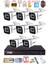 8 Kameralı 1080P Görüntü Gece Renkli Full Hd 4 x Ultra LED Gece Renkli Güvenlik Kamerası Seti 320 GB 2