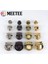 Krom Stili 30X38MM-2 Adet Çanta Kadın Çantası Için Metal Dönüş Kilidi Yapış Büküm Kilitleri Klipsler Kapatma Dıy Metal Toka Donanım Aksesuarları H (Yurt Dışından) 2