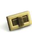 Bronz Tarzı 22X39 mm 1x Metal Dikdörtgen Çanta Dönüş Kilidi Büküm Kilit Toka Deri El Sanatları Kadın Çanta Çanta Omuz Çantası Çanta Dıy Donanım 3 Boyutları (Yurt Dışından) 1