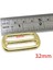 32 mm Tarzı Katı Pirinç Tri Glides Slayt 3 Bar Dikdörtgenkare Ayarlayıcı Toka Deri Zanaat Çanta Omuz Askısı Kemer Dokuma Için (Yurt Dışından) 1