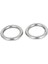 Pratik Butik x 3mm Paslanmaz Çelik Dokuma Çemberleme Kaynaklı O Ring (Yurt Dışından) 3