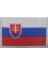 Slovakya Bayrağı Stili Nakış Yamaları Rozetleri Slovakya Romanya Isviçre Ispanya Fransa Belçika Yunanistan Hollanda Polonya Vatikan Macaristan Bayrağı Yama (Yurt Dışından) 1