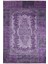 Klasik Mor yolluk Dijital Baskılı Makinede Yıkanabilir Kaymaz Taban Saçaklı Halı HK059 1