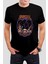 Dracoe Baskılı Siyah Unisex Tişört 1