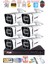 6 Kameralı 1080P Görüntü Gece Renkli Full Hd 4 x Ultra LED Gece Renkli Güvenlik Kamerası Seti 500 GB 2