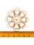 No.17 Stili 12-13CM Çin Tarzı Retro Saat Ahşap Desen Yuvarlak Kare Scrapbooking Craft El Yapımı Aksesuar Dikiş Ev Dekorasyonu 5- Z225 (Yurt Dışından) 1