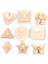MT2132 Tarzı 15 mm Quareroundhexagon Pattern Mix Doğal Ahşap Scrapbooking Craft Malzemeleri Ahşap Diy Bezemeler El Sanatları Dekor (Yurt Dışından) 2