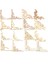 MT2150-5 Stili Ew Çiçek Pıtırtı Ahşap Kitap Köşe El Yapımı Scrapbooking Albümü Köşeler Dekoratif Diy Zanaat (Yurt Dışından) 2