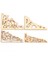 MT2150-5 Stili Ew Çiçek Pıtırtı Ahşap Kitap Köşe El Yapımı Scrapbooking Albümü Köşeler Dekoratif Diy Zanaat (Yurt Dışından) 5