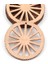 B02627-2 Stili Tekerlek Dişli El Yapımı Ahşap Ev Dekorasyonu Yuvarlak Boyama Ahşap Scrapbooking Diy Crafts Aksesuar 50MM (Yurt Dışından) 1