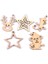 No.1 Tarzı Ristmas Reindeerstarmonkey Bitmemiş Ahşap Dıy El Sanatları Ahşap Süsler Ev Dekorasyon El Yapımı Scrapbooking Sanat (Yurt Dışından) 4