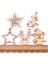 No.1 Tarzı Ristmas Reindeerstarmonkey Bitmemiş Ahşap Dıy El Sanatları Ahşap Süsler Ev Dekorasyon El Yapımı Scrapbooking Sanat (Yurt Dışından) 5