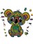 Koala Tarzı M Beden Yetişkinler Için Benzersiz 3D Ahşap Yapboz Çocuklar Ahşap Dıy El Sanatları Hayvan Şekilli Noel Hediyesi Ahşap Yapboz Cehennem Zorluğu (Yurt Dışından) 1