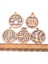 Karışık Stil Karışık Oyma Noel Topu Kesikler Ahşap Dıy El Sanatları Bitmemiş Ahşap Süslemeler Ev Dekorasyonu Scrapbooking (Yurt Dışından) 1