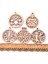 Karışık Stil Karışık Oyma Noel Topu Kesikler Ahşap Dıy El Sanatları Bitmemiş Ahşap Süslemeler Ev Dekorasyonu Scrapbooking (Yurt Dışından) 5