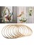 1 ADET-36CM Tarzı Bambu Yüzük Ahşap Daire Yuvarlak Yakalayıcı Ev Dekor Çiçek Çelenk Ev Bahçe Tesisi Dekor Için Diy Hoop Asılı Sepet (Yurt Dışından) 3